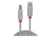 Lindy 36685, 5 m, USB A, USB B, USB 2.0, 0,48 Gbit/s, Grau Produktbild-Vorschau 2