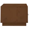 vidaXL Couchtisch Honigbraun 80x50x35 cm Massivholz Kiefer Produktbild-Vorschau 7