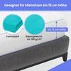 Frottee Spannbettlaken 120x200 cm Türkis – Weiches, Produktbild-Vorschau 3
