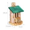 Hôtel à insectes Relaxdays, nichoir pour abeilles sauvages Voir les images du produit 4