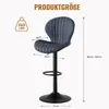 Hawthyhome Barhocker 2er Set Höhenverstellbar mit lehne und Produktbild-Vorschau 3