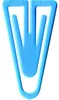 Büroklammern Plastiklips 60mm VE=75 Stück hellblau Produktbild-Vorschau 2