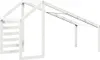 vidaXL Baldachýn na dětskou postýlku bílý 198x97x113 cm Náhled obrázku produktu 5