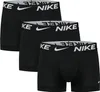Three black Nike boxer briefs are stacked on a white background. Produktbild-Vorschau
