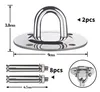2x Deckenhaken Schwerlast Premium Edelstahl Halterung 450kg Produktbild-Vorschau 5