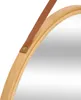 Kulaté zrcadlo v bambusovém rámu LOBEE, Ø 38 cm Náhled obrázku produktu 3