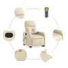 Massagesessel mit Aufstehhilfe Creme Stoff Produktbild-Vorschau 7