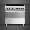 Smeg Concerto Solapa Vapor Clean Table de cuisson à Voir les images du produit 2