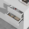 doporro Sideboard Kommode 120 cm in Matt Weiß Produktbild-Vorschau 7