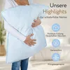 Herlag 2-in-1 Kopfkissen mit Sommer- & Winterseite 80x80cm Produktbild-Vorschau 7