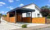 Schweng Flachdachcarport C600+ in Anthrazit mit Produktbild-Vorschau 2