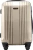 A studio shot of a champagne-colored suitcase. Produktbild-Vorschau