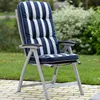 Herlag Hochlehnerauflage Tilly 123x50x7cm Blockstreifen Produktbild-Vorschau 2