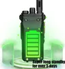 A walkie-talkie with a battery indicator and glowing green effects. Anteprima dell’immagine prodotto
