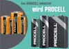 Marketing image showing Duracell Industrial batteries transitioning to Procell batteries. Náhled obrázku produktu