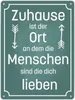 Metallschild XL in 21x28 cm mit schönem Spruch über das Produktbild-Vorschau 1