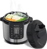 TurboTronic Druckkochtopf 6L mit 2x Topf Edelstahltopf und Produktbild-Vorschau 3
