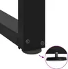 Möbel Bartischbeine T-Form 2 Stk. Schwarz 60x35x(110-111) Produktbild-Vorschau 9