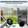 Outsunny Gewächshaus ca. 3 x 2 x 2 m Foliengewächshaus mit Produktbild-Vorschau 4