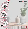 KOTARBAU® 2 szt. doniczka biała wewnątrz okrągła ⌀ 11,5 cm Podgląd zdjęcia produktu 5