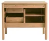 Mobile lavabo 80cm con piedini impiallacciato rovere JOY Anteprima dell’immagine prodotto 4
