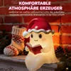 Weihnachten Geisterstatue Nachtlicht,Niedliche&Herzlich Produktbild-Vorschau 4