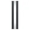 Grzejnik z lustrem - 1800 mm x 425 mm - antracytowy szary Podgląd zdjęcia produktu 1