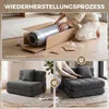 HOMCOM Slaapfauteuil 2-in-1, opvouwbaar, zonder Productafbeelding-voorbeeld 8
