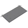 vidaXL Coussin pour banc de jardin Gris 100x50x3 cm Tissu Voir les images du produit 14