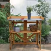 Pflanztisch, klappbar, Kiefernholz, braun, H 94cm Produktbild-Vorschau 2
