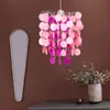Hängeleuchte, rosa-pink, Metall, H 140cm Produktbild-Vorschau 3