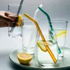 Glasstrohhalme mit bunten Blumen 6er-Set Trinkhalm mit Produktbild-Vorschau 3
