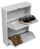 Furni24 Metall Schuhschrank Weiß schmal – Schuhkipper mit 2 Produktbild-Vorschau 19