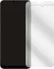A smartphone screen protector is shown next to a smartphone. Produktbild-Vorschau