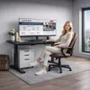 Biurko stojące z regulowaną elekrycznie wysokością do Podgląd zdjęcia produktu 6