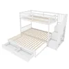 okwish Etagenbett Stockbett 90x200cm mit Ausziehbett und Produktbild-Vorschau 9