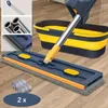 Samovyždímací Mop 360° Plochý Na Podlahy A Stěny S Dlouhou Náhled obrázku produktu 7