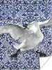 MuchoWow® Poster Schwan - Kunst - Delfter Blau - Malerei - Produktbild-Vorschau 1