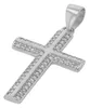 925/- Echt Silber Anhänger "Lee", Kreuz mit Besatz, Produktbild-Vorschau 2