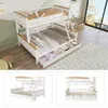 Fortuna Lai Etagenbett 90x200cm/140x200cm mit Windmühle und Produktbild-Vorschau 6