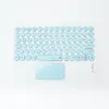 INF Bluetooth Tastatur mit runden Tasten und Touchpad - Für Produktbild-Vorschau 2