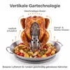 Hähnchenbräter Edelstahl Geflügelbräter Hähnchengriller für Produktbild-Vorschau 3