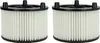 vhbw 2 Faltenfilter kompatibel mit Bosch AdvancedVac 20, Produktbild-Vorschau 1
