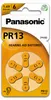 A retail package of Panasonic PR13 hearing aid batteries. Náhled obrázku produktu