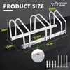 CCLIFE Fahrradständer Boden für 3 Fahrräder mit Produktbild-Vorschau 3