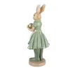 Clayre & Eef Figur Kaninchen 17x15x40 cm Grün Polyresin Produktbild-Vorschau 2