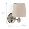 Lampada da parete Relaxdays Vintage, dimmerabile, faretto Anteprima dell’immagine prodotto 4