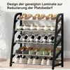 Schuhregale, Schuhschrank, 5 Ebenen Schräg Schuhablage, Produktbild-Vorschau 5