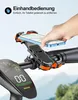 Glangeh Handyhalterung Fahrrad 360° Drehbar für 4,7-6,8 Produktbild-Vorschau 2