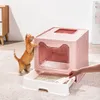 WISFOR lettiera per gatti con ciotola estraibile, lettiera Anteprima dell’immagine prodotto 5